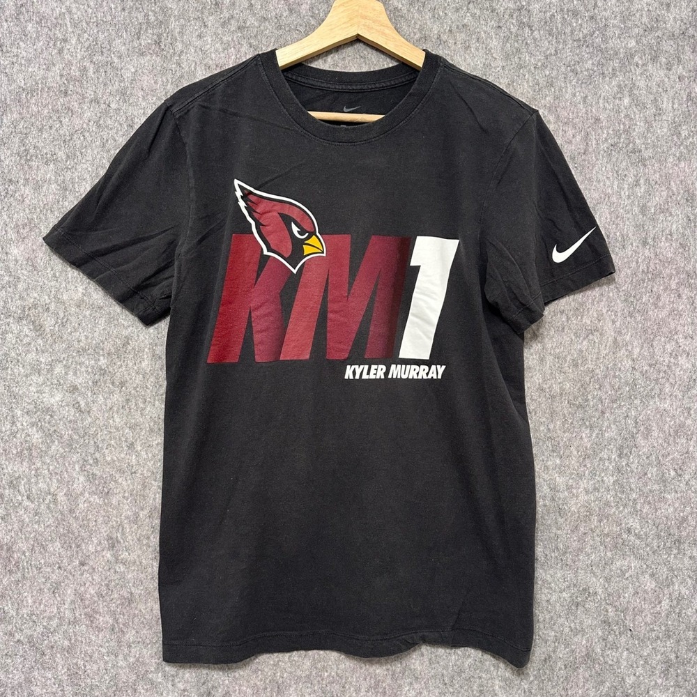 Nike Arizona Cardinals Kyler Murray KM1 T-Shirt Mens Sz S Black Short Sleeve NFL